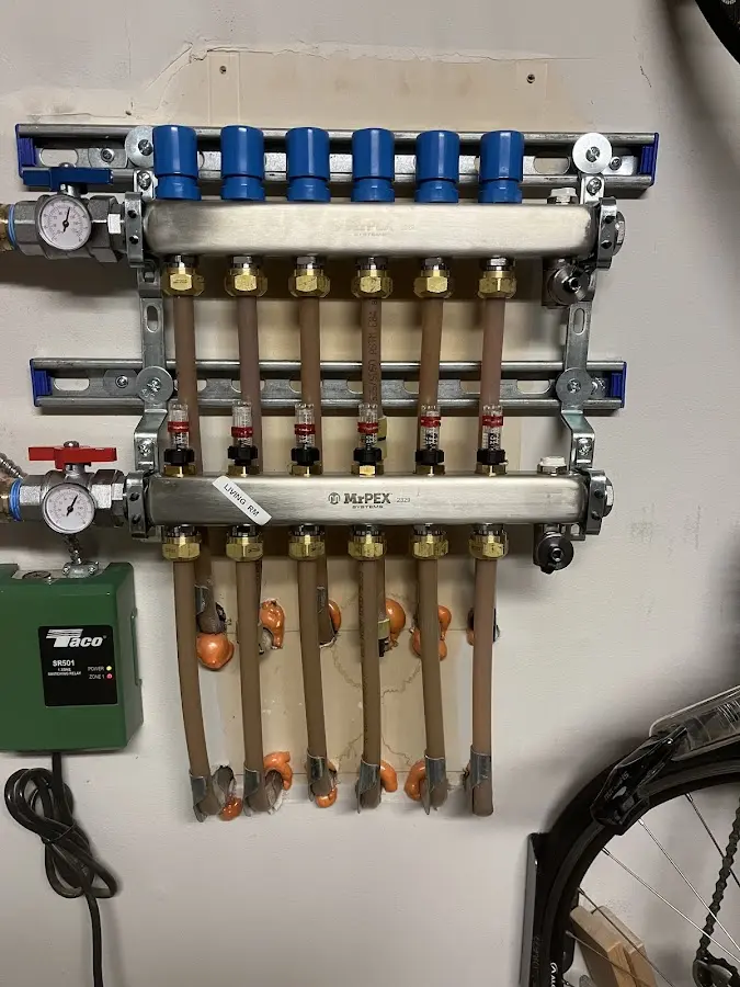 Plumber performing Leak Detection at a residential property in Lindon